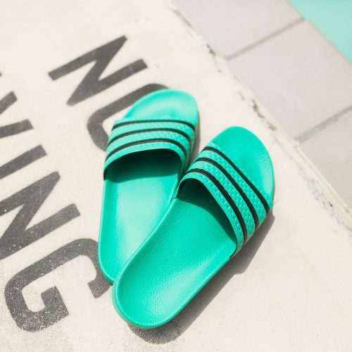 Adidas Adilette HireGreenBlack