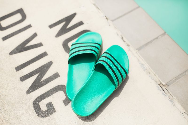 Adidas Adilette HireGreenBlack