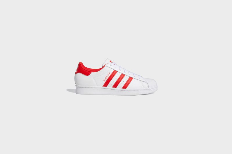 AdidasSuperstar White Red White GZ37411