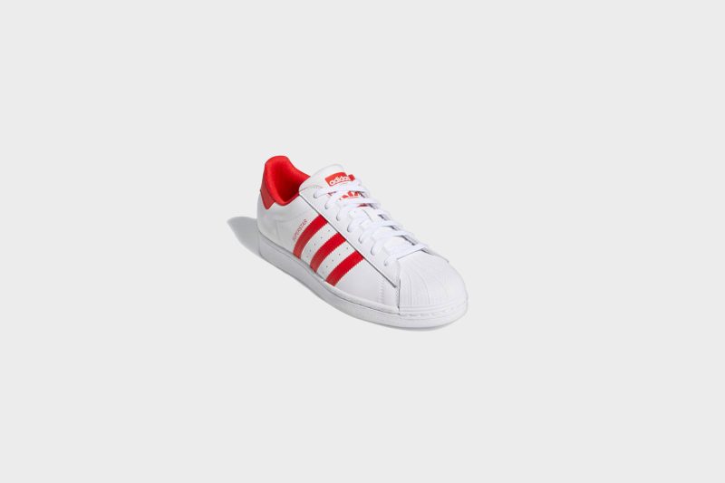 AdidasSuperstar White Red White GZ37412