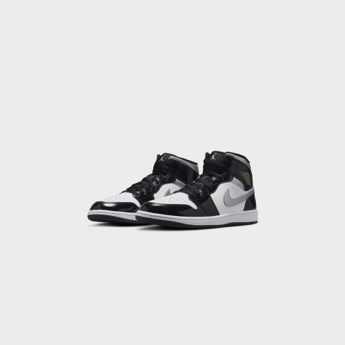 AirJordan1MidSE Black MetallicSilver White HV0789 0102