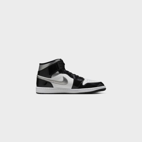 AirJordan1MidSE Black MetallicSilver White HV0789 0103