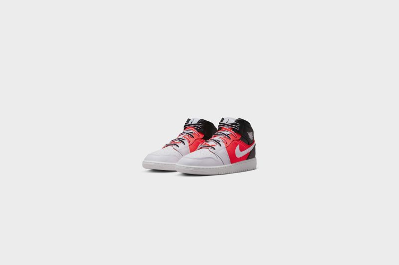 AirJordan1MidSE GS Black White Infrared23 FB4417 0162