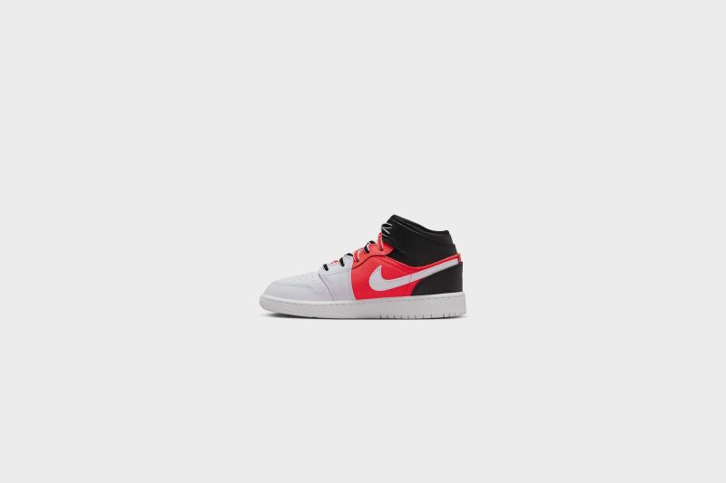 AirJordan1MidSE GS Black White Infrared23 FB4417 0165