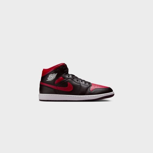 AirJordan1Mid Black VarsityRed SummitWhite DQ8426 0674