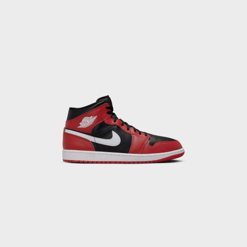 AirJordan1Mid Black White GymRed DQ8426 0614