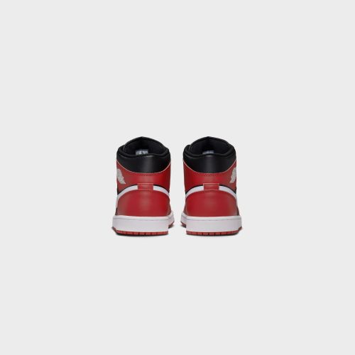 AirJordan1Mid Black White GymRed DQ8426 0616