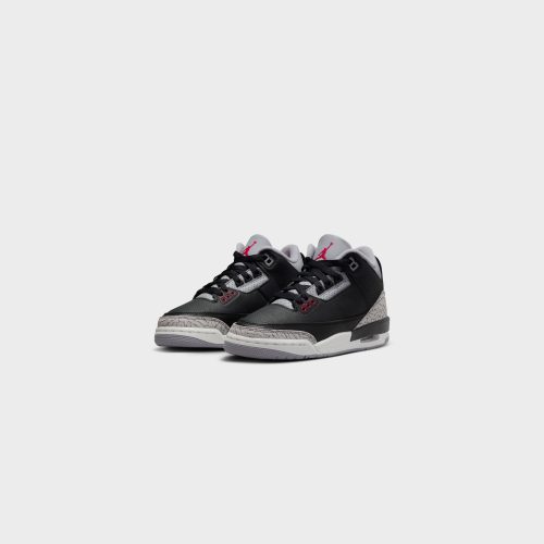 AirJordan3Retro GS Black FireRed CementGrey DM0967 0102