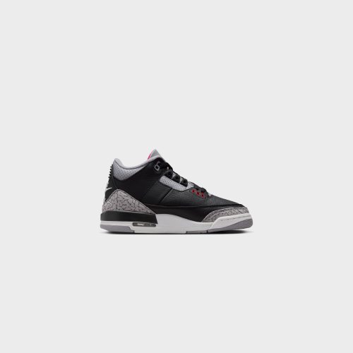 AirJordan3Retro GS Black FireRed CementGrey DM0967 0103