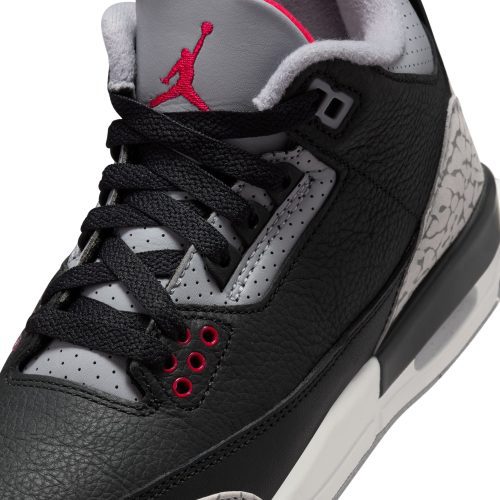 AirJordan3Retro GS Black FireRed CementGrey DM0967 0109