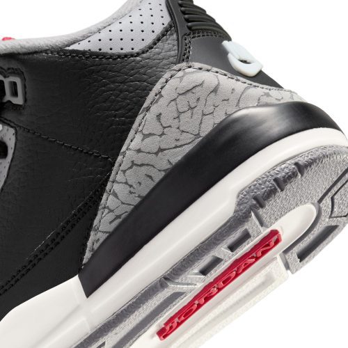 AirJordan3Retro PS Black FireRed CementGrey DM0966 01010