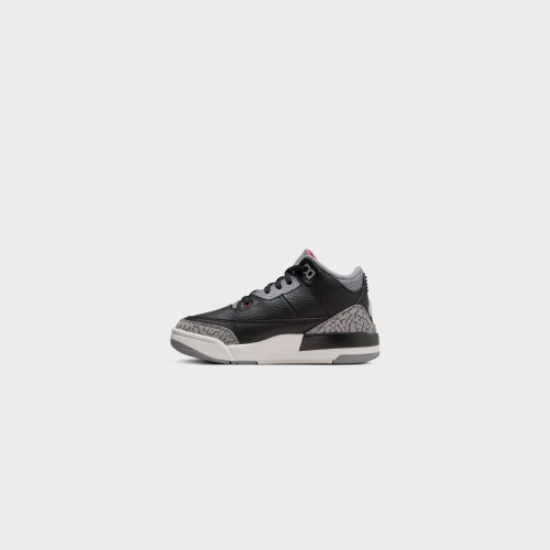 AirJordan3Retro PS Black FireRed CementGrey DM0966 0105