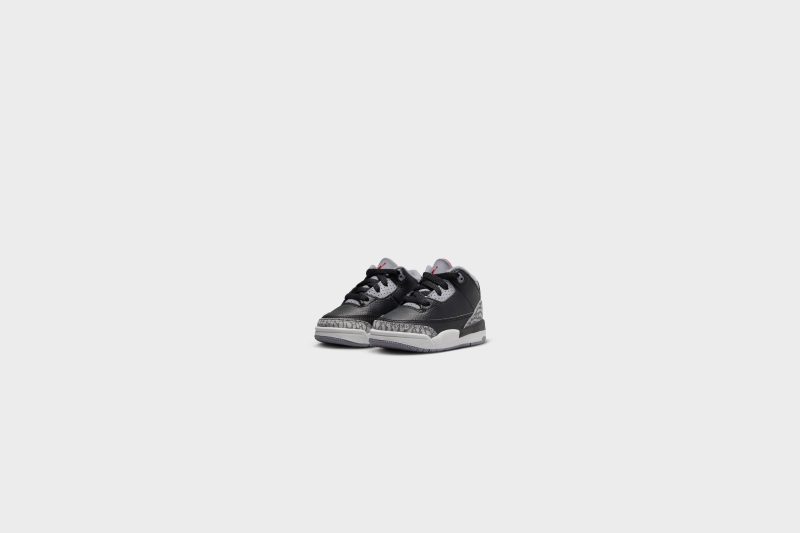 AirJordan3Retro TD Black FireRed CementGrey DM0968 0102