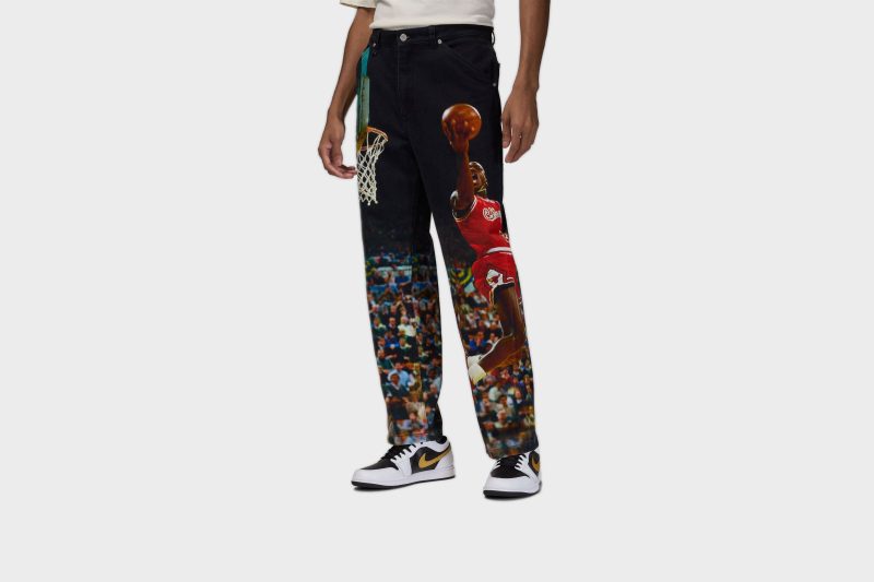 AirJordanPrintedTwillPants Black HF0045 0101