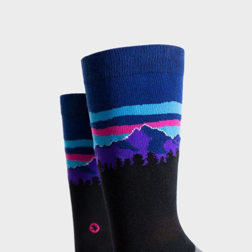 Arkansocks PinnacleView Black Violet 2