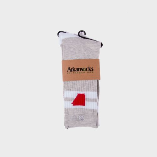 Arkansocks Tailgater AshHeather Red 5