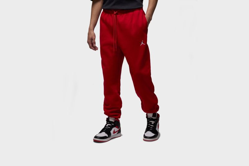 JordanBrooklynFleecePants GymRed White FV7277 6871