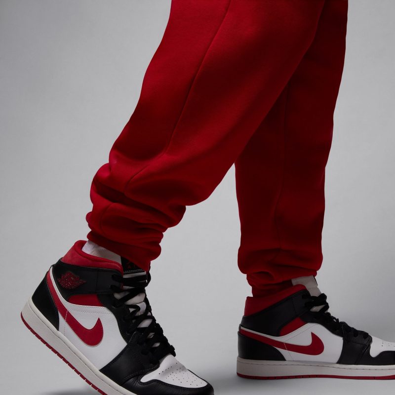 JordanBrooklynFleecePants GymRed White FV7277 6872