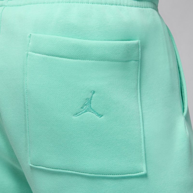 JordanBrooklynFleeceShorts Mint White FN4535 3496