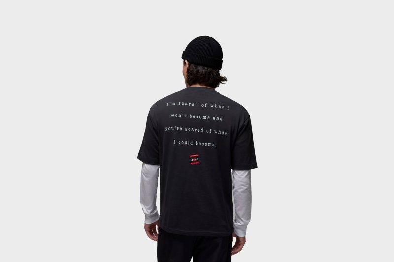 JordanCrewNeckT Shirt OffNoir HQ2666 0452