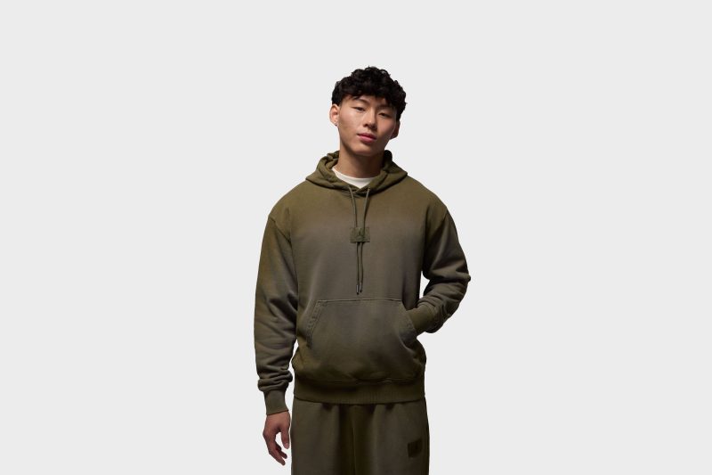 JordanFlightWashedHoodie Olive FV7249 2221