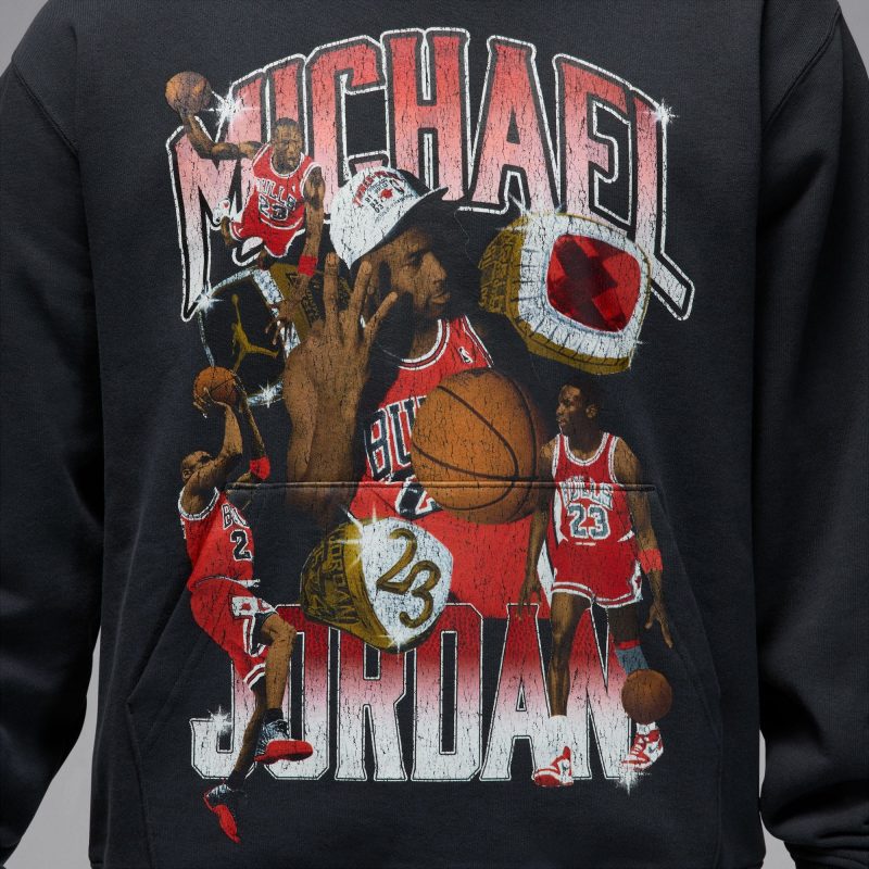 JordanRetroHoodie AshBlack HJ4396 0452