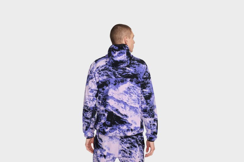 NikeACG WolfTree AlloverPrintPulloverHoodie LilacBloom Black SummitWhite FN2453 5122