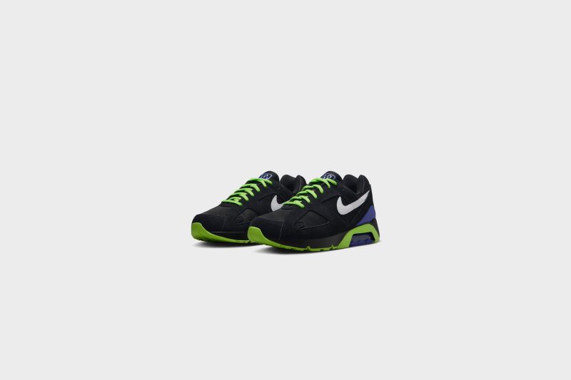 NikeAir180QS Black White ActionGreen FZ3058 0012