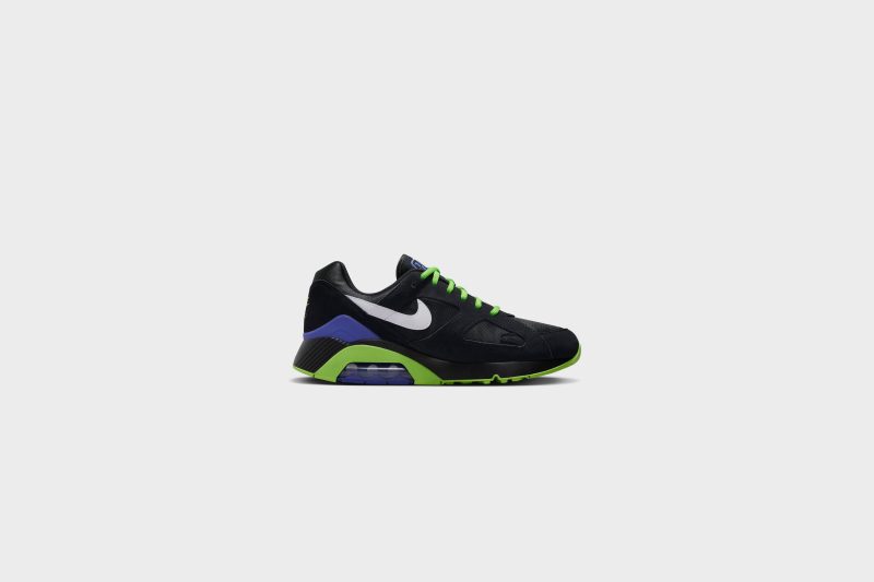 NikeAir180QS Black White ActionGreen FZ3058 0013