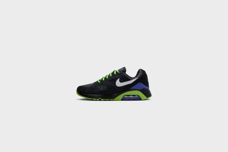 NikeAir180QS Black White ActionGreen FZ3058 0015