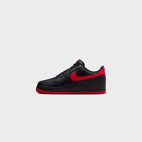 NikeAirForce1 07 Black UniversityRed Black FJ4146 0025