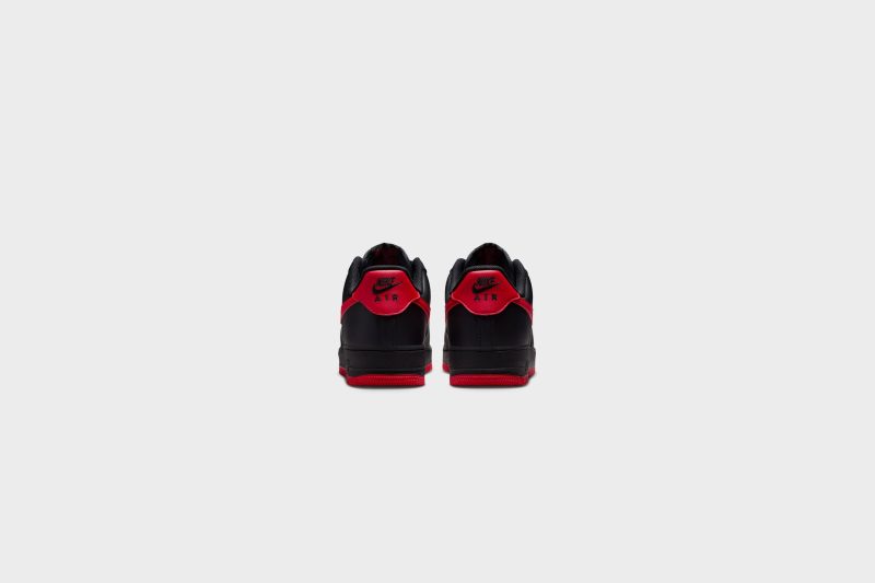 NikeAirForce1 07 Black UniversityRed Black FJ4146 0026