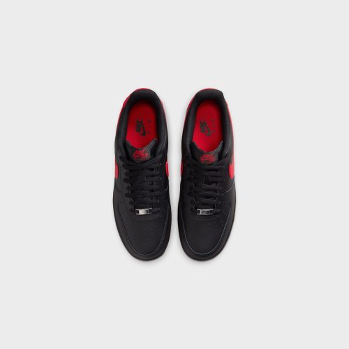 NikeAirForce1 07 Black UniversityRed Black FJ4146 0027