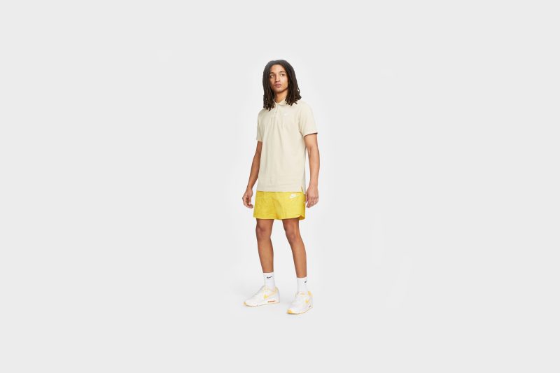 NikeAirMen sLinedWovenShorts Yellow DM5226 7091