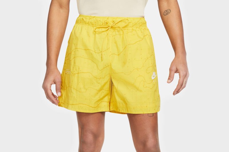 NikeAirMen sLinedWovenShorts Yellow DM5226 7093