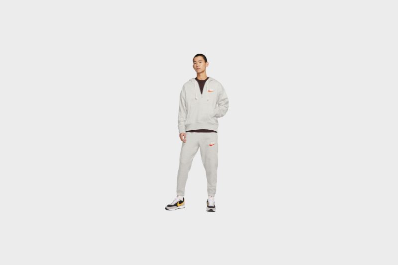 NikeFrenchTerry1 2ZipPulloverHoodie Grey Heather DM5279 0501