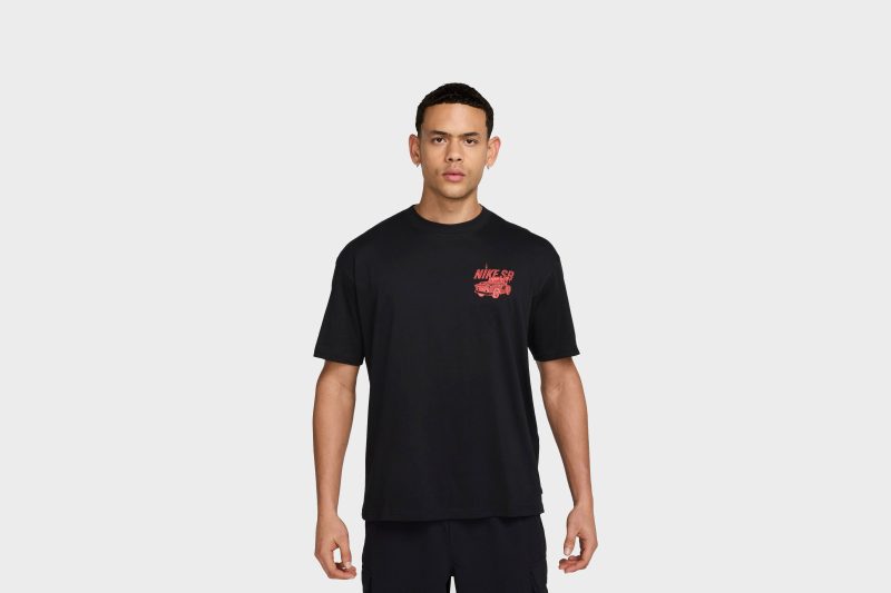 NikeSBMax90SkateT Shirt Black HJ0820 0101