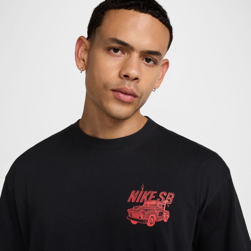 NikeSBMax90SkateT Shirt Black HJ0820 0103