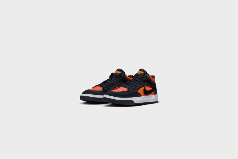 NikeSBReactLeoBaker Black Black Orange DX4361 0022