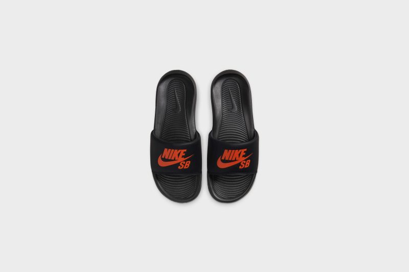 NikeSBVictoriOneSlide Black TeamOrange Black DR2018 0021