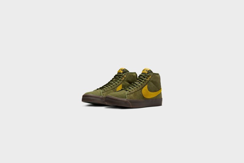 NikeSBZoomBlazerMidQS RoughGreen Amarillo HM5838 3002