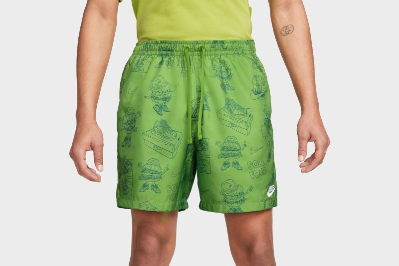 NikeSoleFoodWovenFlowShorts Green DR9781 377DR9781 3773