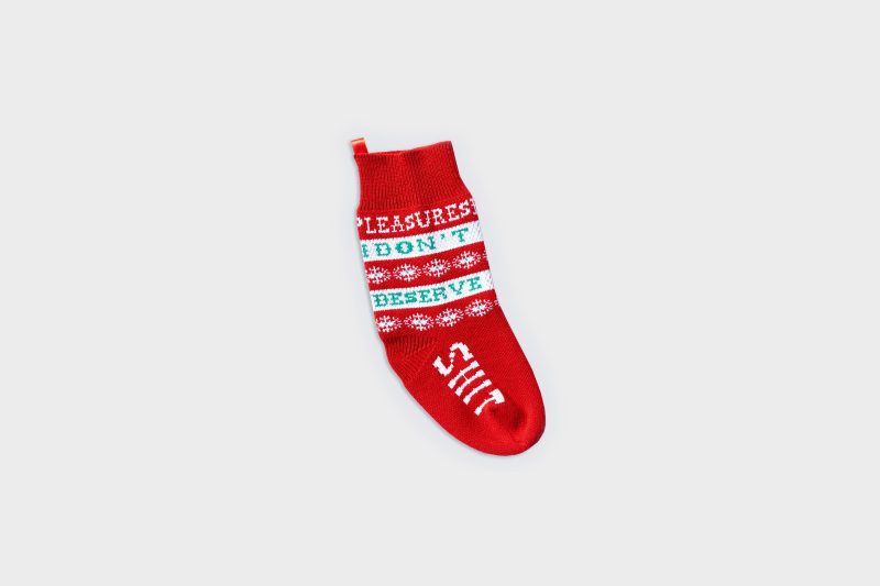 PleasuresNaughtyHolidayStocking Red