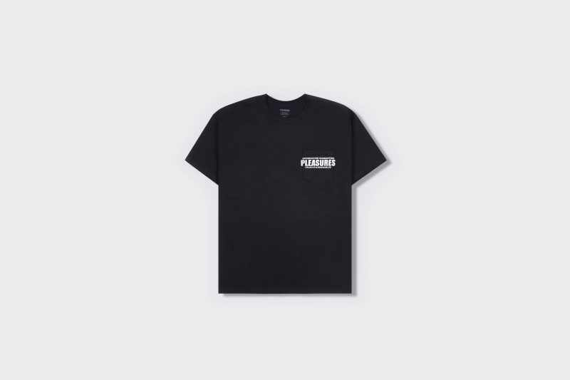 PleasuresStaffPocketT Shirt Black 1