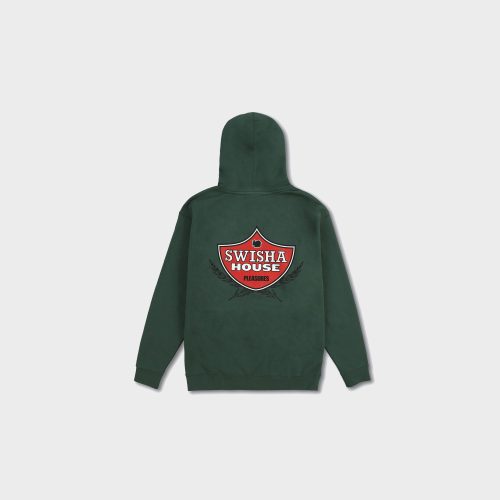 PleasuresSwishaHoodie AlpineGreen 2