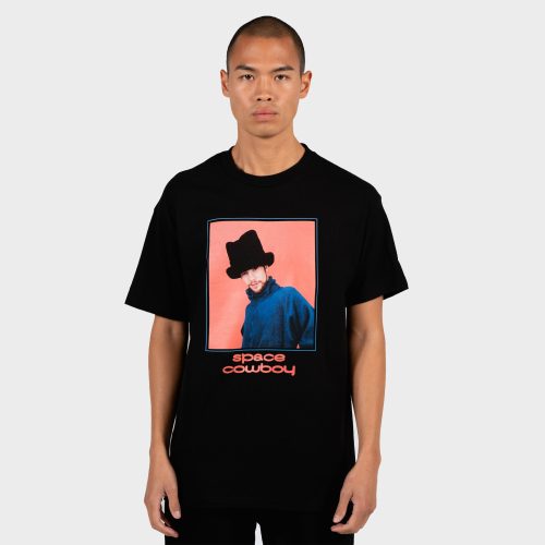 PleasuresxJamiroquaiSpaceCowboyT Shirt Black P23W0582