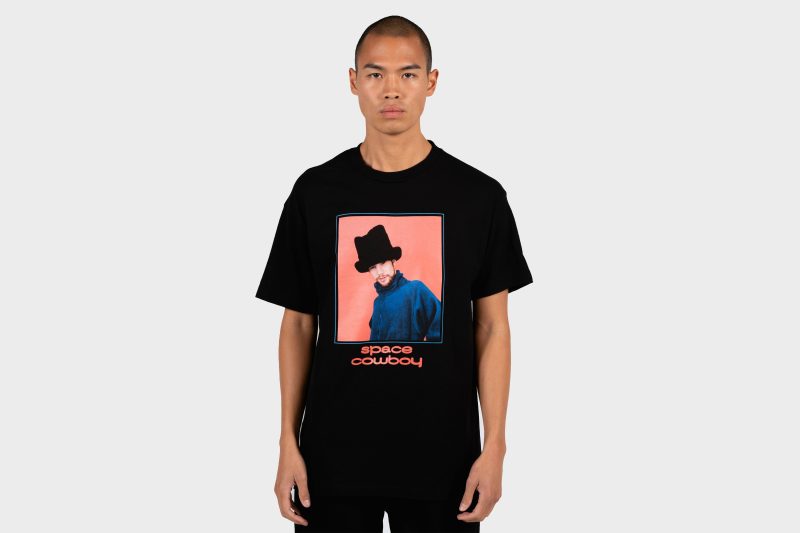 PleasuresxJamiroquaiSpaceCowboyT Shirt Black P23W0582