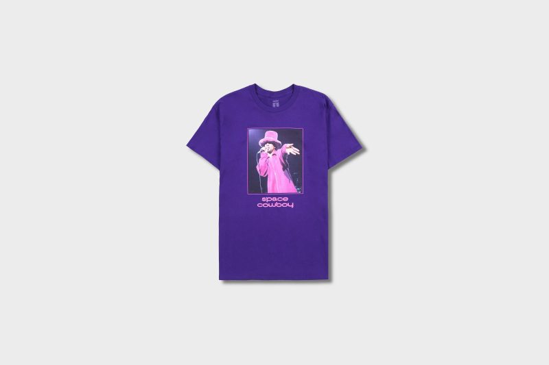 PleasuresxJamiroquaiSpaceCowboyT Shirt Purple P23W0581