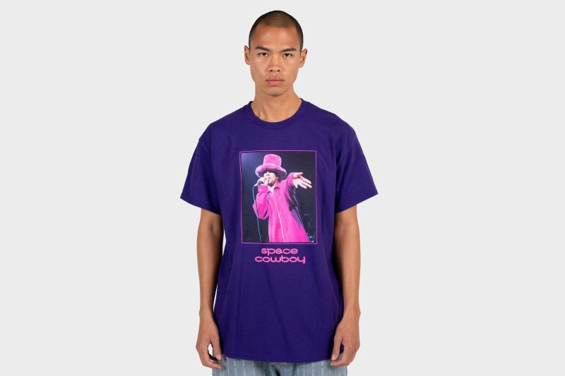 PleasuresxJamiroquaiSpaceCowboyT Shirt Purple P23W0582