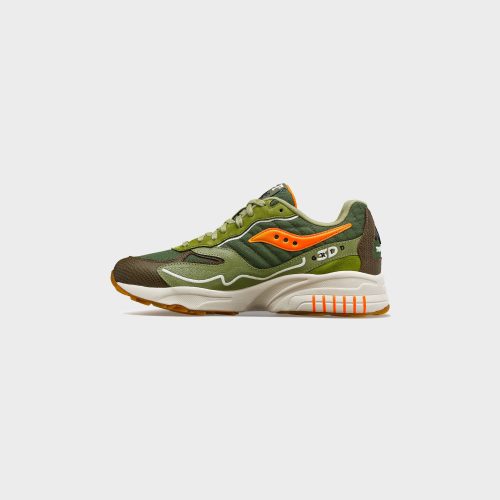 Saucony3DGridHurricanTortoise Green Orange S70682 13